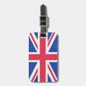 Étiquette À Bagage Original cross-stitch design Union Jack (Devant Vertical)