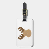 Étiquette À Bagage Orignaux (Devant Vertical)