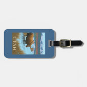 Étiquette À Bagage Orignaux DrinkingUtah (Devant horizontal)