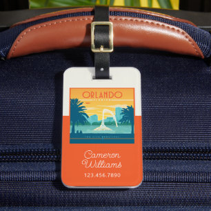 Étiquette À Bagage Orlando Floride