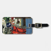 Étiquette À Bagage Ornements de Noël (Devant horizontal)