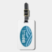 Étiquette À Bagage Oroville California Outdoors (Devant Vertical)