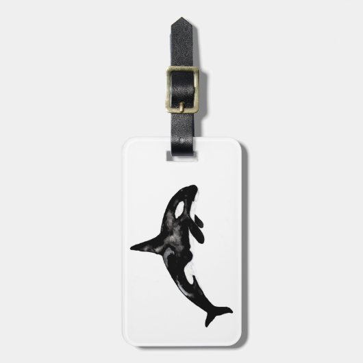 Étiquette À Bagage Orque (Devant Vertical)