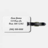 Étiquette À Bagage Orque (Dos horizontal)