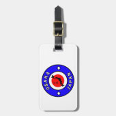 Étiquette À Bagage Osaka Japon (Devant Vertical)