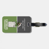 Étiquette À Bagage Oscar le Groupement Express Vous-même | Ajouter de (Dos horizontal)