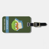 Étiquette À Bagage Oscar le visage du Tétras | Ajouter vos informatio (Devant horizontal)