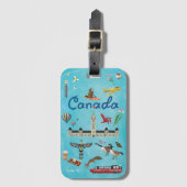 Étiquette À Bagage Ottawa Canada Summer Greetings (Devant Vertical)