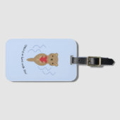 Étiquette À Bagage Otterly à Love with You Otter (Devant Horizontal)