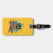 Étiquette À Bagage "Où est le Kabooom" Points MARVIN MARTIAN™ (Devant horizontal)