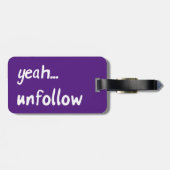 Étiquette À Bagage Oui Annuler (Dos horizontal)