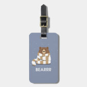 ÉTIQUETTE À BAGAGE OURS (Devant Vertical)