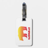 Étiquette À Bagage Ours arc-en-ciel Carbondale Colorado (Dos Vertical)