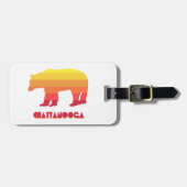 Étiquette À Bagage Ours arc-en-ciel Chattanooga Tennessee (Devant horizontal)