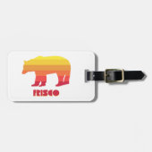 Étiquette À Bagage Ours arc-en-ciel Frisco Colorado (Devant horizontal)