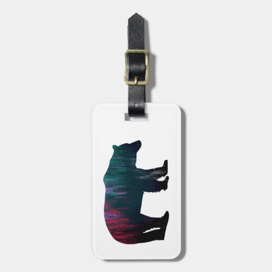 Étiquette À Bagage Ours auriculaire nord (Devant Vertical)