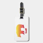 Étiquette À Bagage Ours Banff (Devant Vertical)