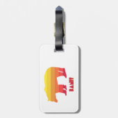 Étiquette À Bagage Ours Banff (Dos Vertical)