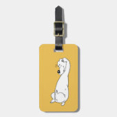 Étiquette À Bagage Ours blanc (Devant Vertical)