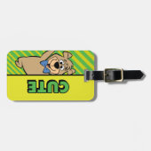 Étiquette À Bagage Ours Boo-Boo mignon (Devant horizontal)