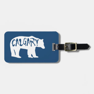 Étiquette À Bagage Ours de Calgary Alberta