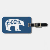 Étiquette À Bagage Ours de Caroline du Nord Boone (Devant horizontal)