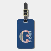 Étiquette À Bagage Ours de fumée (Devant Vertical)