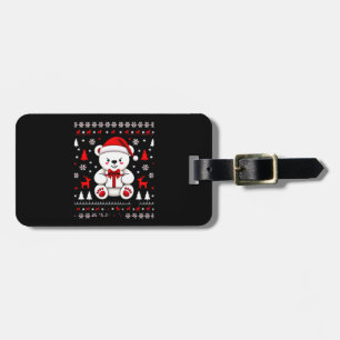 Étiquette À Bagage Ours de Noël Noël (3)
