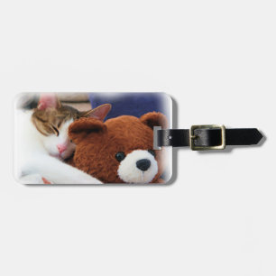Étiquette À Bagage Ours de nounours mignon de Kitty