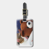 Étiquette À Bagage Ours de nounours mignon de Kitty (Devant Vertical)