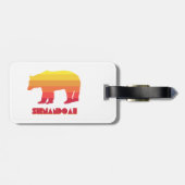 Étiquette À Bagage Ours de Shenandoah (Dos horizontal)