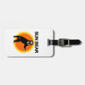 Étiquette À Bagage Ours de Sun (Devant horizontal)