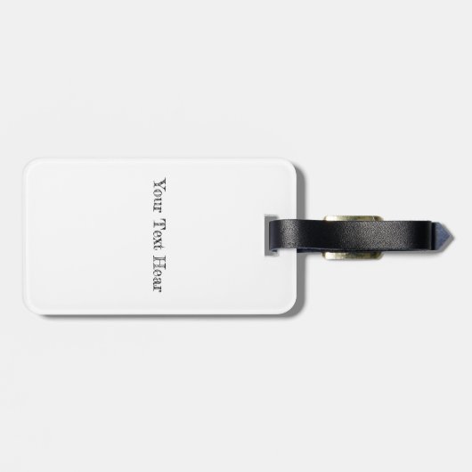 Étiquette À Bagage Ours de Sun (Dos horizontal)