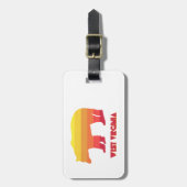 Étiquette À Bagage Ours de Virginie occidentale (Devant Vertical)