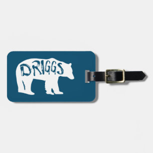 Étiquette À Bagage Ours Driggs Idaho