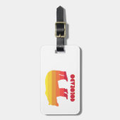 Étiquette À Bagage Ours du Colorado (Devant Vertical)