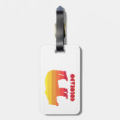 Étiquette À Bagage Ours du Colorado (Dos Vertical)