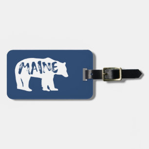 Étiquette À Bagage Ours du Maine
