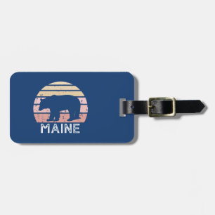 Étiquette À Bagage Ours du Maine