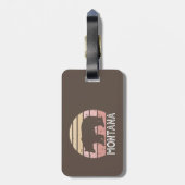 Étiquette À Bagage Ours du Montana (Dos Vertical)