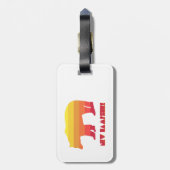 Étiquette À Bagage Ours du New Hampshire (Dos Vertical)