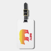 Étiquette À Bagage Ours du parc national Jasper (Devant Vertical)