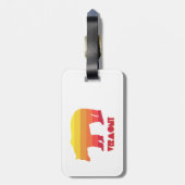 Étiquette À Bagage Ours du Vermont (Dos Vertical)