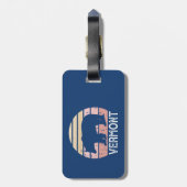 Étiquette À Bagage Ours du Vermont (Dos Vertical)