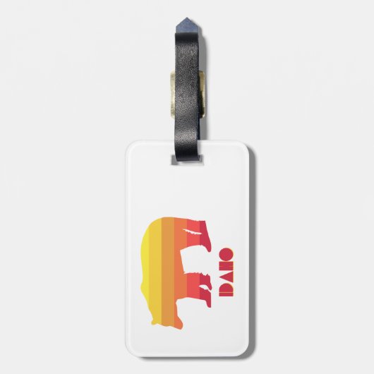 Étiquette À Bagage Ours Idaho (Dos Vertical)