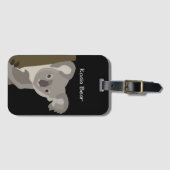 Étiquette À Bagage Ours Koala personnalisé (Devant Horizontal)