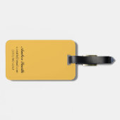 Étiquette À Bagage Ours noir dans la forêt - bâti Adams, Washington (Dos horizontal)