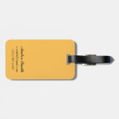 Étiquette À Bagage Ours noir dans la forêt - cascades du nord, (Dos horizontal)