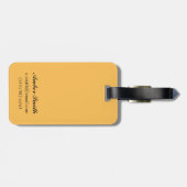 Étiquette À Bagage Ours noir dans la forêt - Fairbanks, Alaska (Dos horizontal)