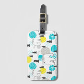 Étiquette À Bagage Ours polaire (Devant Vertical)